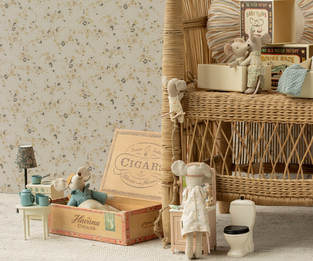 Maileg Maus - Kleiner Bruder in Streichholzschachtel