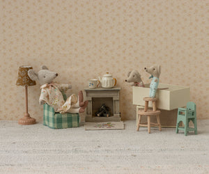 Maileg Twin Baby Mice in Matchbox