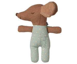 Maileg Sleepy-Wakey Baby Maus in Streichholzschachtel | Blau