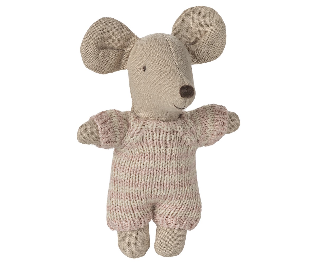 Maileg Babymaus in Tragetasche | Rose