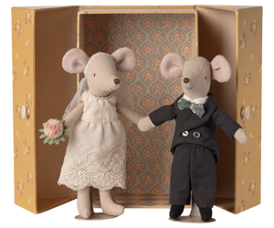 Maileg Hochzeitsmäuse-Paar | Mama und Papa in Box