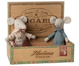 Maileg Oma und Opa Maus in Box