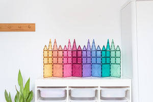 Connetix tuiles magnétiques "Pastel Starter Set Pack" 64 pièces