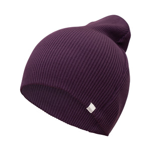 Minimalisma "Bambi" Beanie Seide Baumwolle in Blackberry