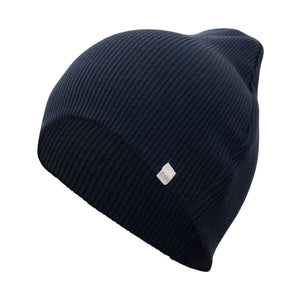Minimalisma "Bambi" Beanie Seide Baumwolle in Dark Blue