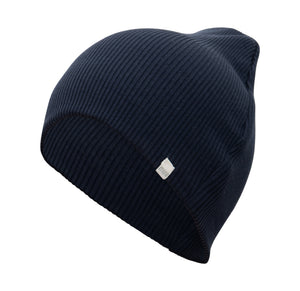 Minimalisma "Bambi" Beanie Seide Baumwolle in Dark Blue
