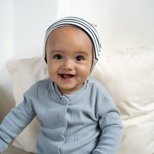 Minimalisma "Bambi" Beanie Seide Baumwolle in Sailor – Detailansicht 7