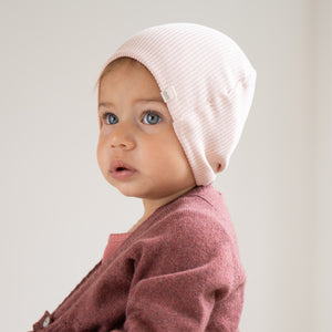 Minimalisma Bambi Beanie Seide Baumwolle in Sweet Rose – Detailansicht 2
