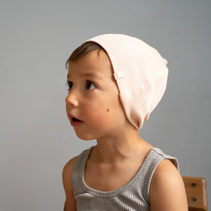 Minimalisma Bambi Beanie Seide Baumwolle in Sweet Rose – Detailansicht 5