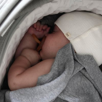 minimalisma Beanie Seide-Baumwolle "Bambi" Cream