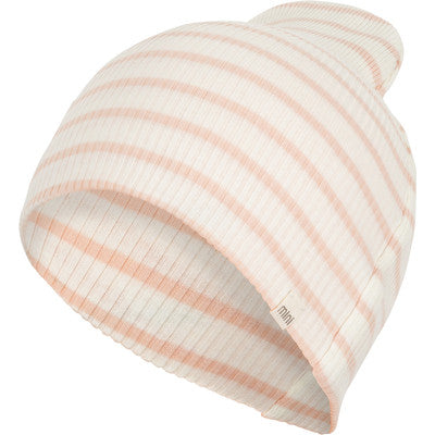 minimalisma Beanie Seide-Baumwolle "Bambi" Sweet Stripes