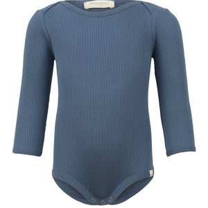 minimalisma Body Seide-Baumwolle "Bono" Fjord Blue