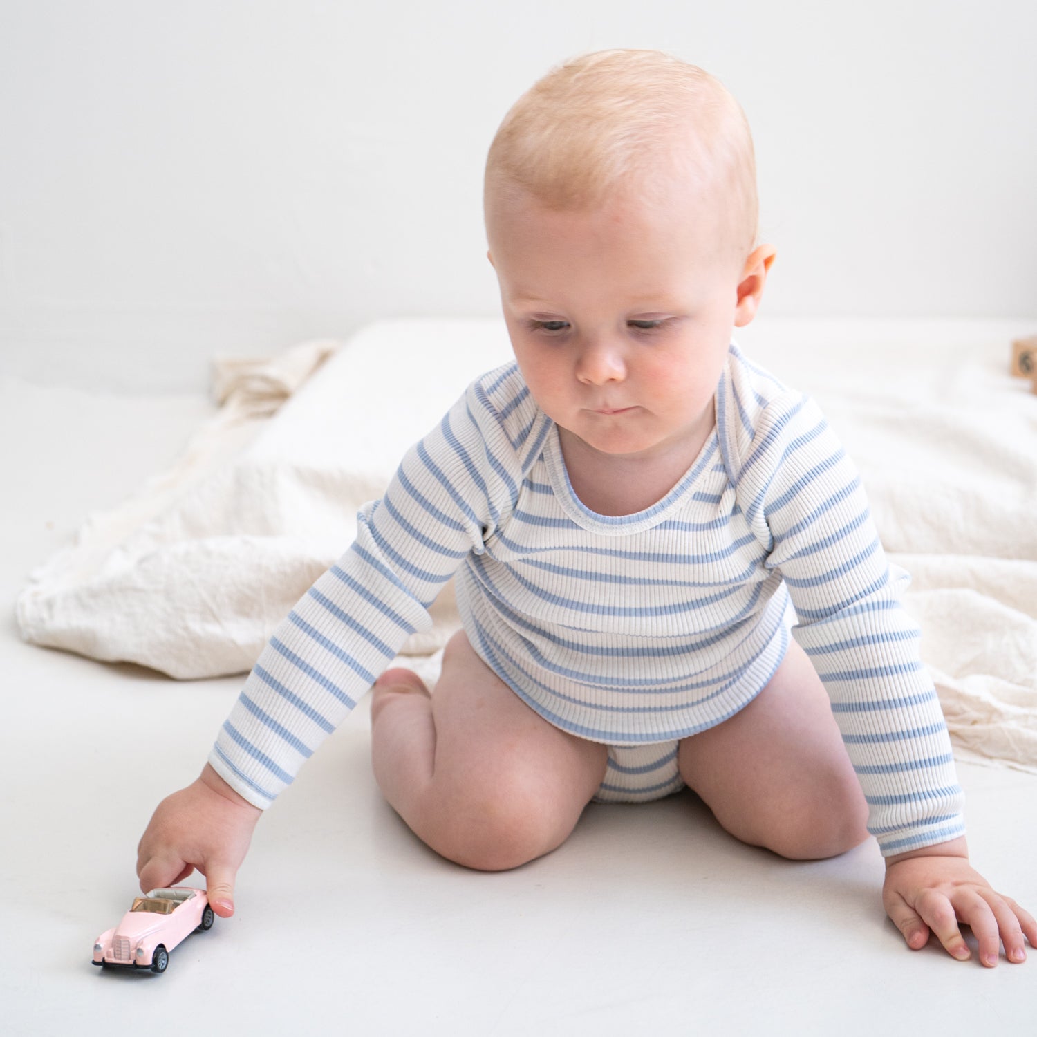 minimalisma Body Seide-Baumwolle "Bono" Clear Stripes