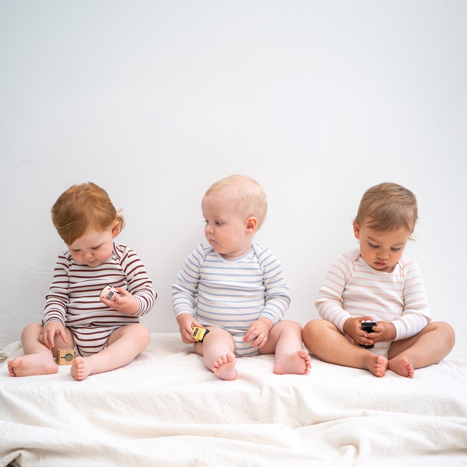 minimalisma Body Seide-Baumwolle "Bono" Clear Stripes