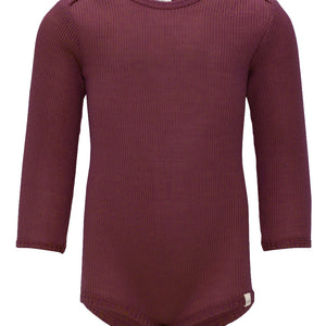 Minimalisma "Alaska" Body Merino in Bordeaux