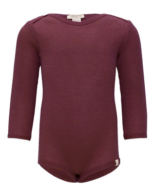 Minimalisma "Alaska" Body Merino in Bordeaux