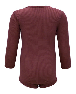 Minimalisma "Alaska" Body Merino in Dark Chocolate – Detailansicht 3