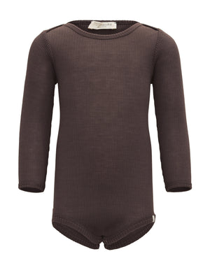 Minimalisma "Alaska" Body Merino in Dark Chocolate