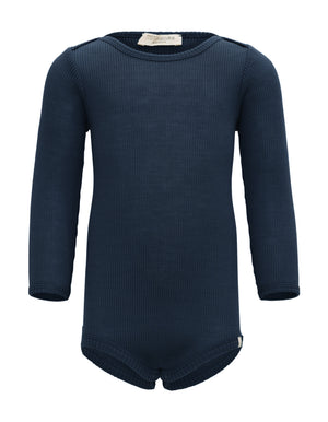 Minimalisma "Alaska" Body Merino in Night – Detailansicht 2