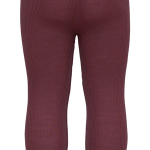 Minimalisma "Arona" Merino Leggins in Bordeaux/Peony