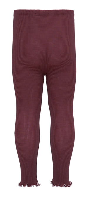Minimalisma "Arona" Merino Leggins in Bordeaux/Peony