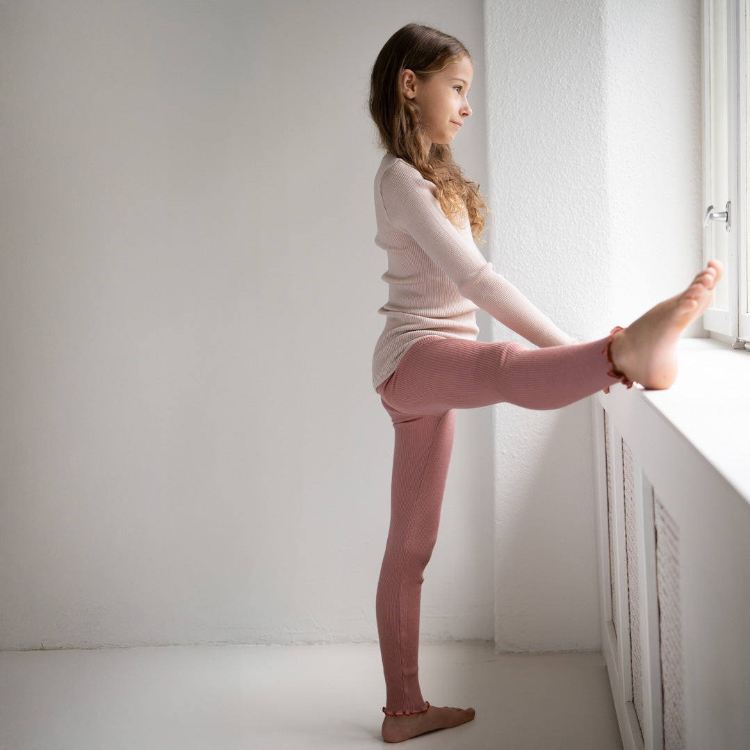 minimalisma Leggins Merino "Arona" | Rose