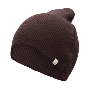 Minimalisma "Andersen" Merino Beanie in Dark Chocolate