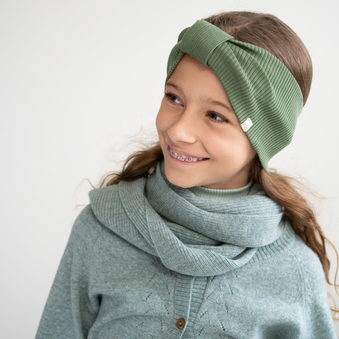 minimalisma Stirnband Merino"Alba" | Greenery
