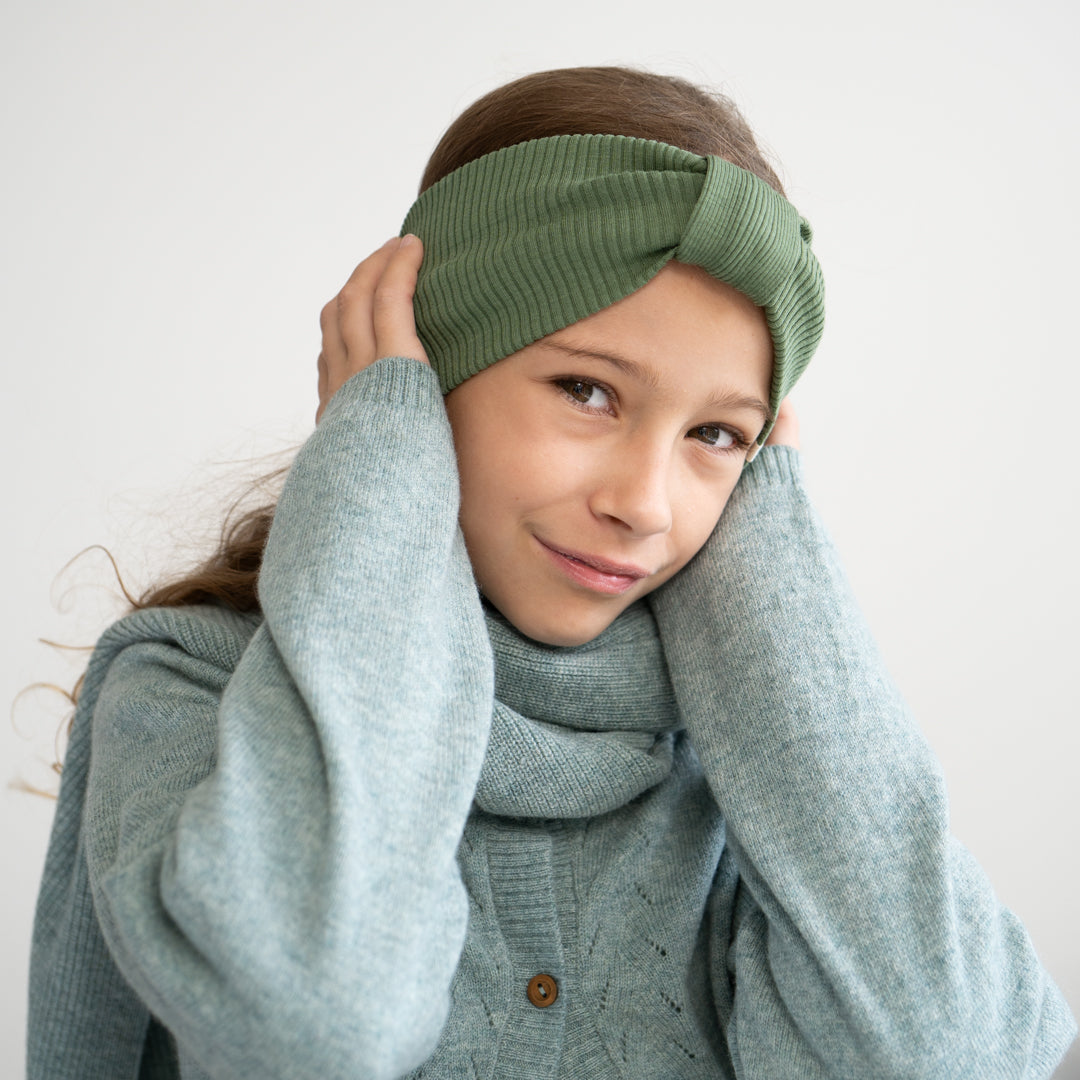 minimalisma Stirnband Merino"Alba" | Greenery
