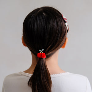 Mimi & Lula Mini élastiques à cheveux "Pompom Cerises"