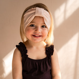 Minimalisma Stirnband Seide Baumwolle "Bi" in Sweet Rose – Detailansicht 4