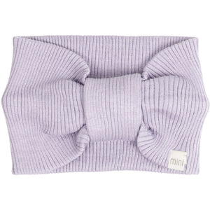minimalisma Stirnband Seide-Baumwolle "Bi" Mauve