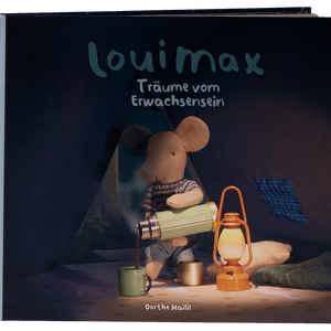 Maileg Louis Max Bilderbuch mit liebevollen Illustrationen, Kinderbuch zum Vorlesen