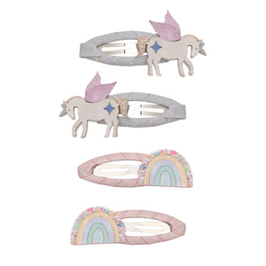 Mimi & Lula Haar-Clips "Unicorn And Rainbow"