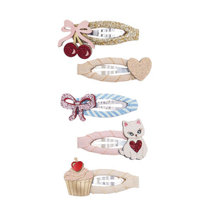 Mimi & Lula Mini Haar-Clips "Kittybow"