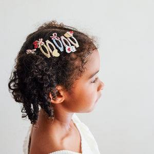 Mimi & Lula Mini Haar-Clips "Kittybow"