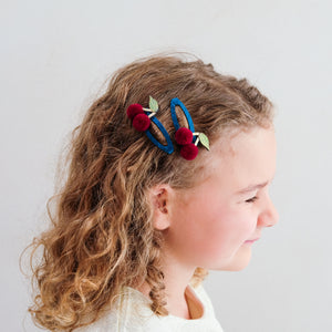 Mimi & Lula Haar-Clips "Pom Pom Cherries"