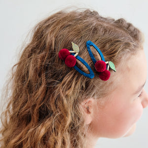 Mimi & Lula Haar-Clips "Pom Pom Cherries"