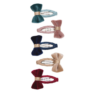 Mimi & Lula Mini Haar-Clips "Tinkerbell Velvet Bow"