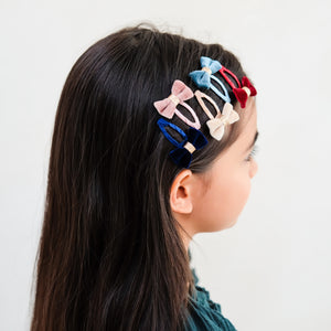 Mimi & Lula Mini Haar-Clips "Tinkerbell Velvet Bow"