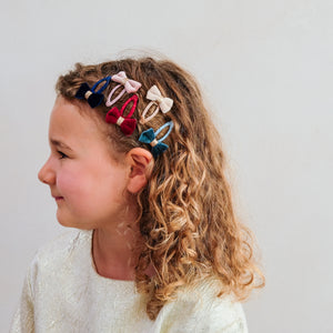 Mimi & Lula Mini Haar-Clips "Tinkerbell Velvet Bow"