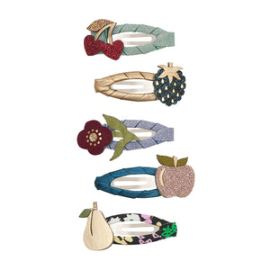 Mimi & Lula Mini Haar-Clips "Winter Fruits"