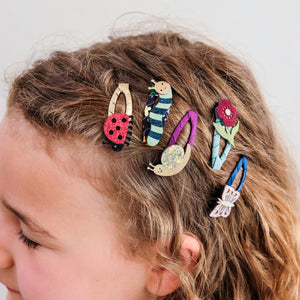 Mimi & Lula Mini Haar-Clips "Winter Mini Beasts"