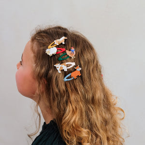 Mimi & Lula Mini Haar-Clips "Fun Farm"