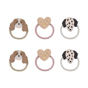 Mimi & Lula Mini Haargummis "Puppy Love"
