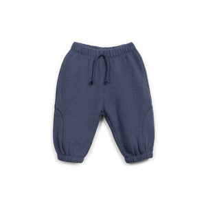 Jerseyhose mit elastischem Bund, Kordelzug und elastischen Beinabschlüssen, hergestellt in Portugal.