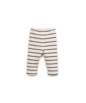 Play Up Leggings with Stripes "Jersey" | Graphite