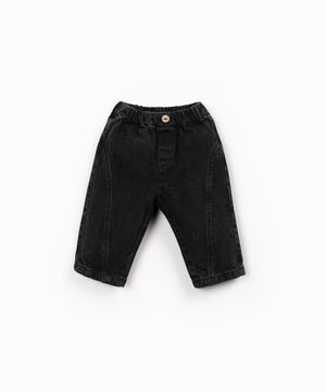 Play Up Pantalon | Denim Noir (Bébé)