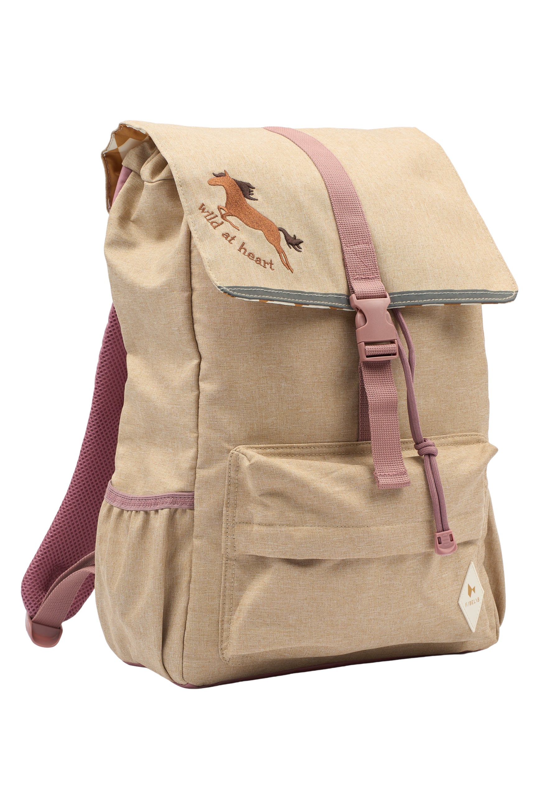 Fabelab Rucksack gross "Wild at Heart" | beige