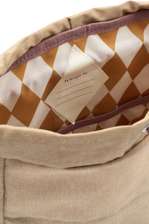 Fabelab Backpack small "Wild at Heart" | beige